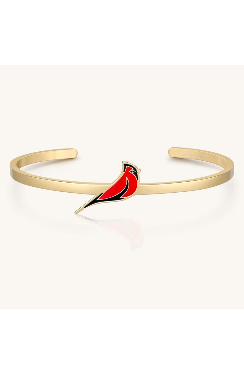Mantra Cardinal Cuff - Always In My Heart bracelet, Main, color, Yellow Gold