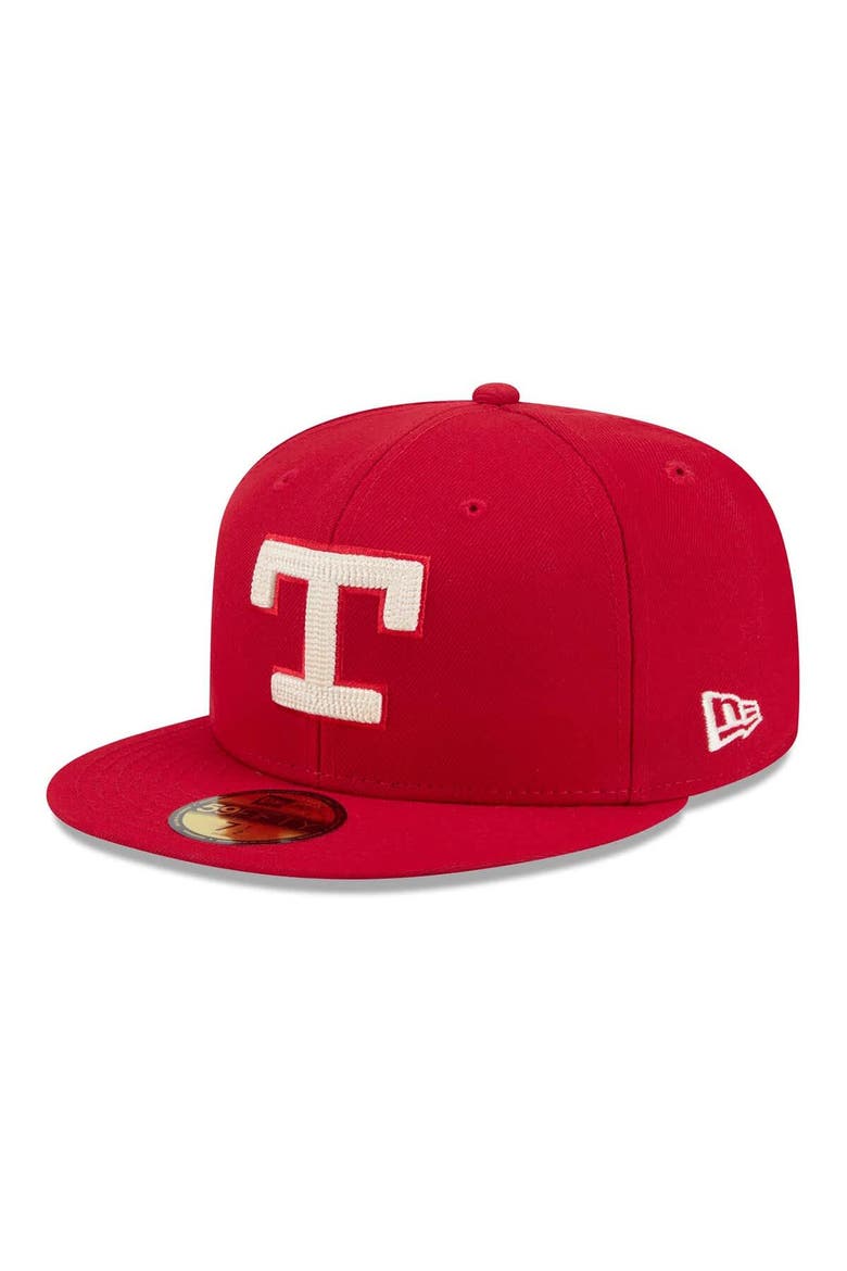Men's New Era Red Texas Rangers 2026 City Connect 59FIFTY Fitted Hat, Main, color, Red