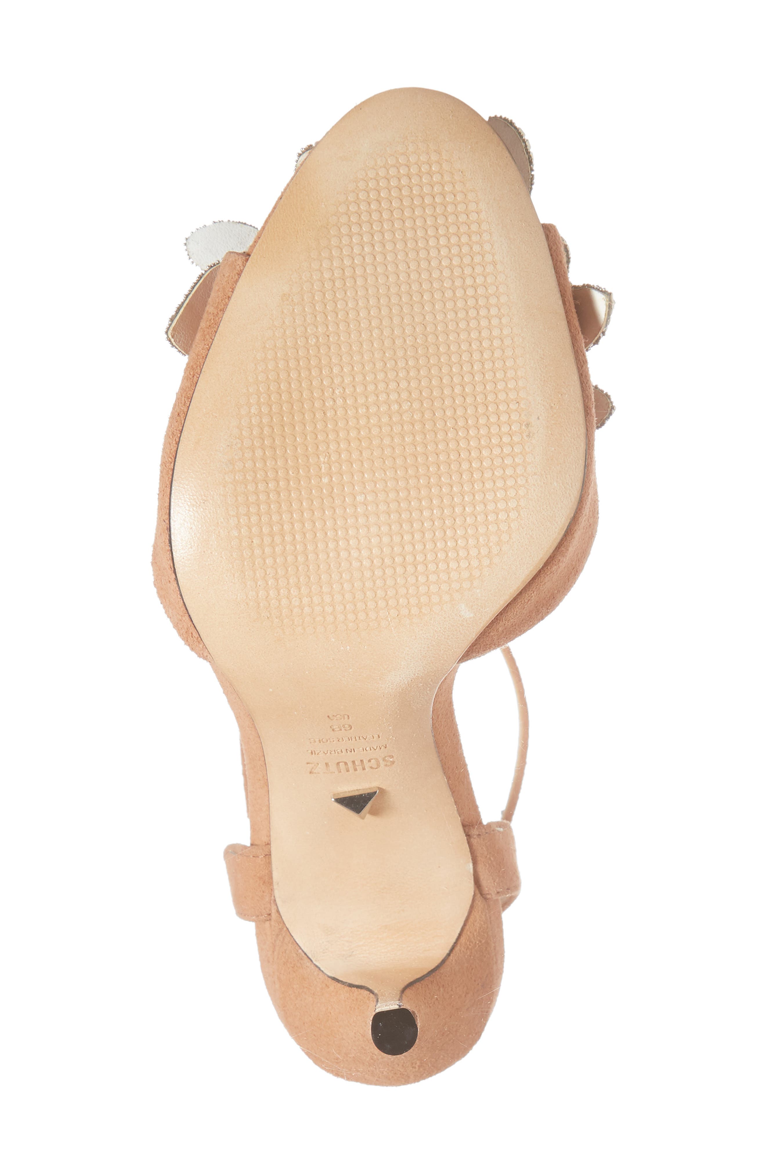 Schutz Ayanne Embellished Flower Sandal, Alternate, color, 