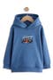 Kids' Race Car Embroidered Cotton Graphic Hoodie