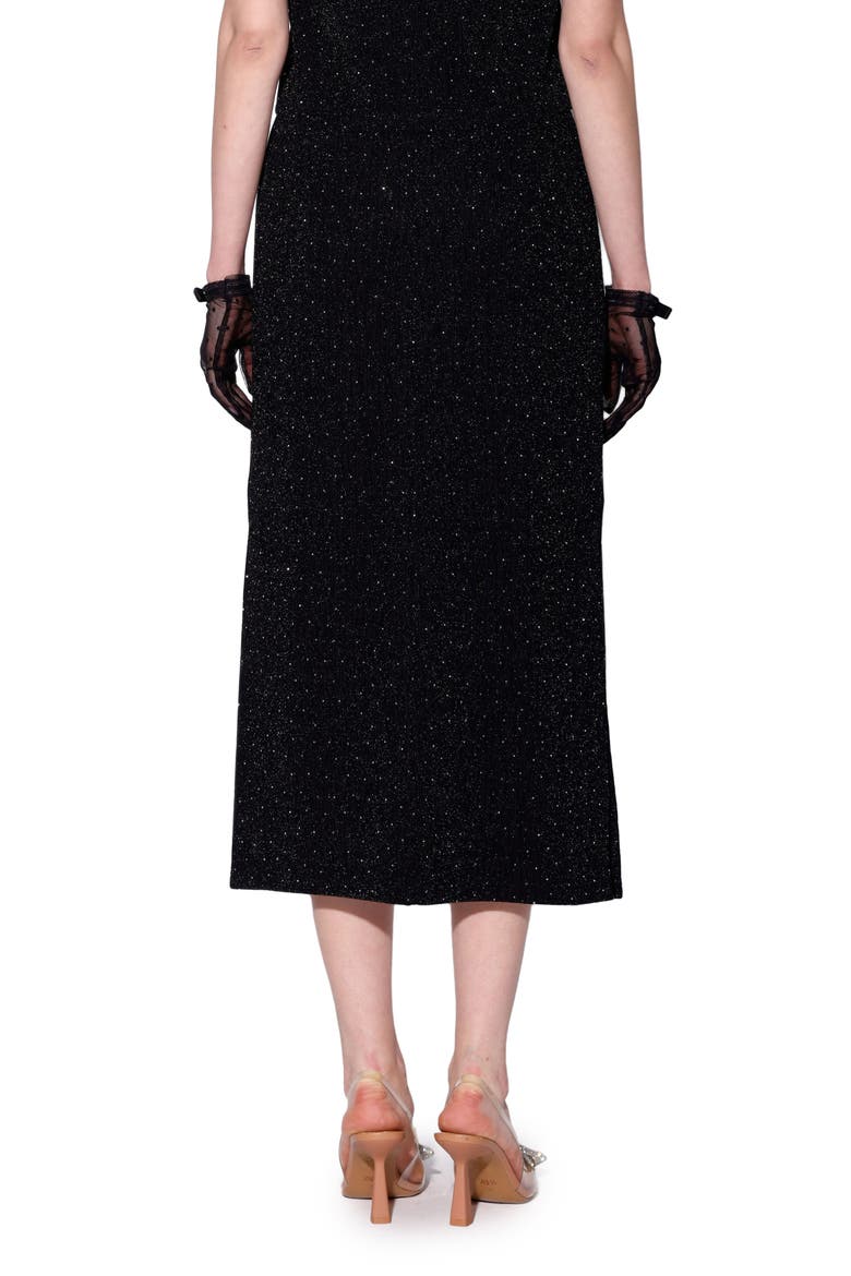 Gianna Rhinestone Midi Skirt, Alternate, color, BLACK AND RHINESTONE