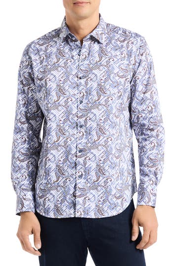Robert Graham Wylder Long Sleeve Button-up Shirt In Multi