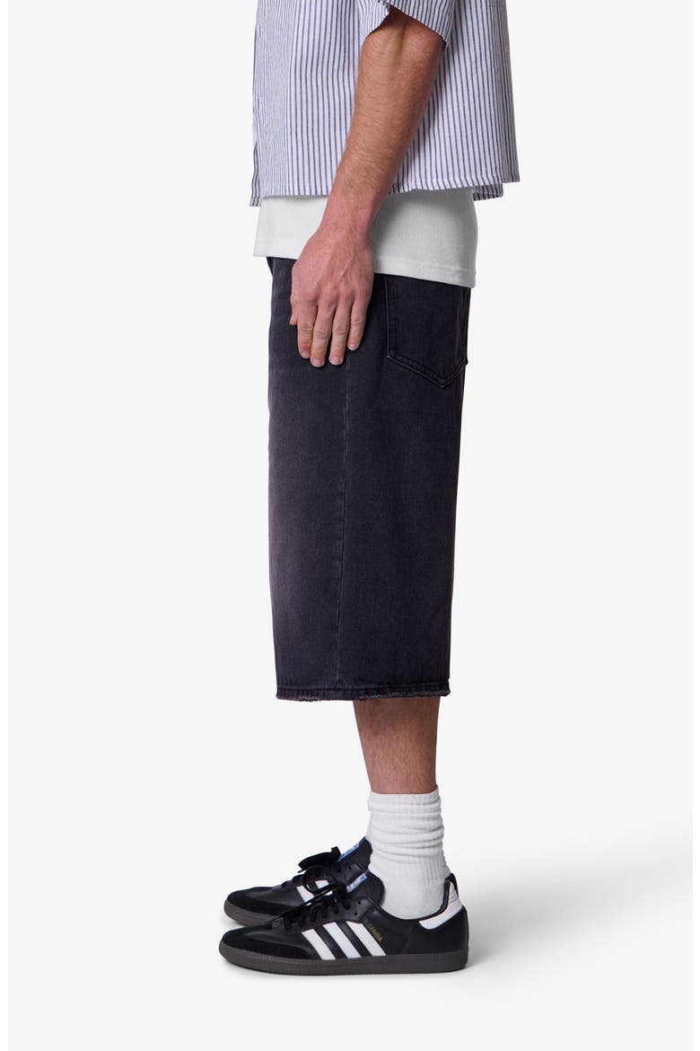 Ultra Baggy Denim Shorts, Alternate, color, BLACK