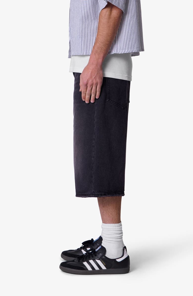 mnml Ultra Baggy Denim Shorts, Alternate, color, Black
