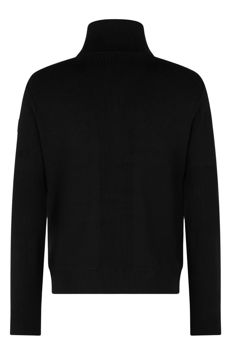 Moose Knuckles Kamet Hybrid Mixed Media Down Jacket, Alternate, color, Black