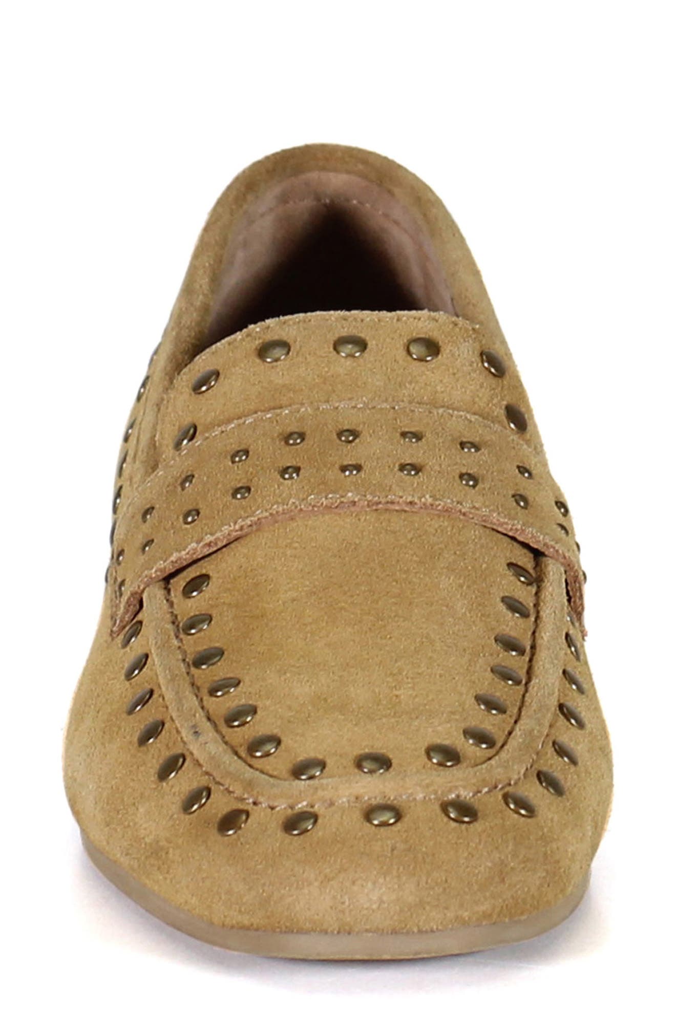 Canyon Studded Loafer, Alternate, color, WHISKEY