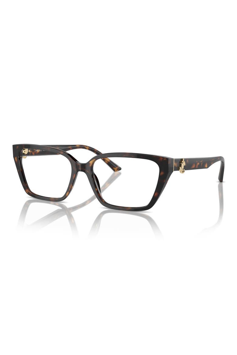 55mm Cat Eye Optical Glasses, Alternate, color, HAVANA / DEMO LENS