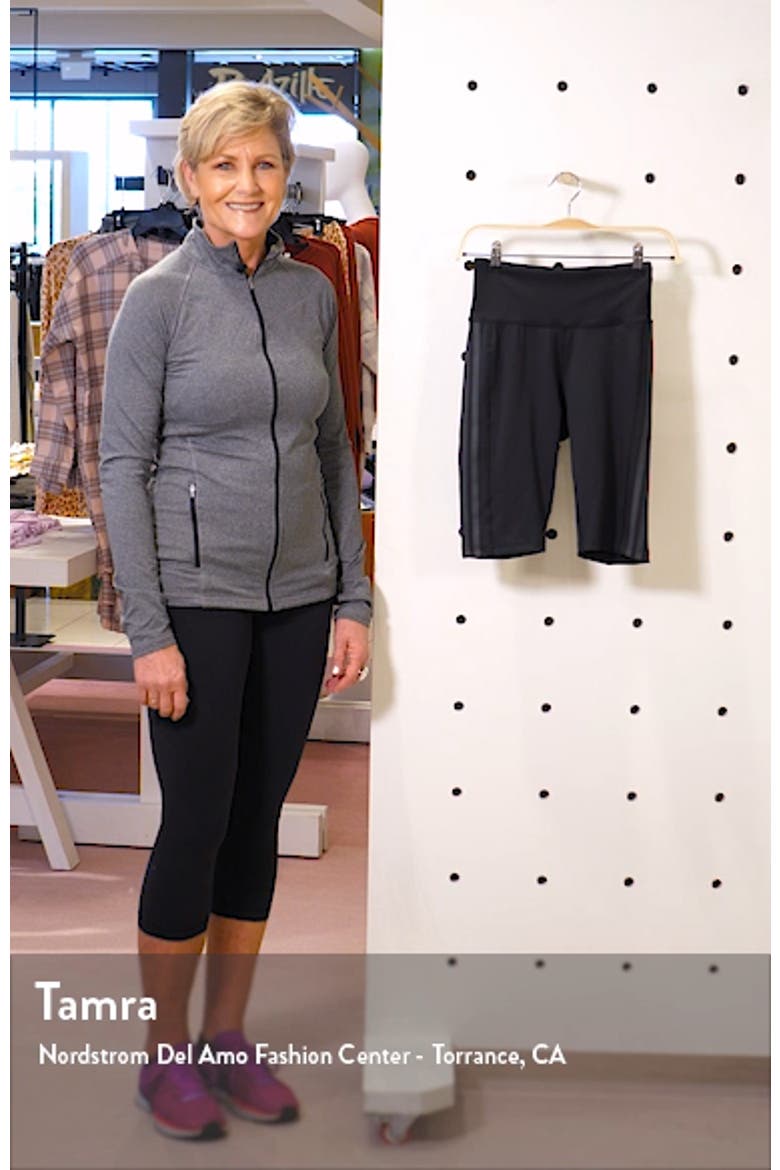 x Universal Standard 3-Stripes High Waist Shorts video