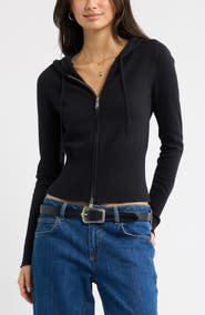 BP. Fitted Cotton Blend Hoodie
