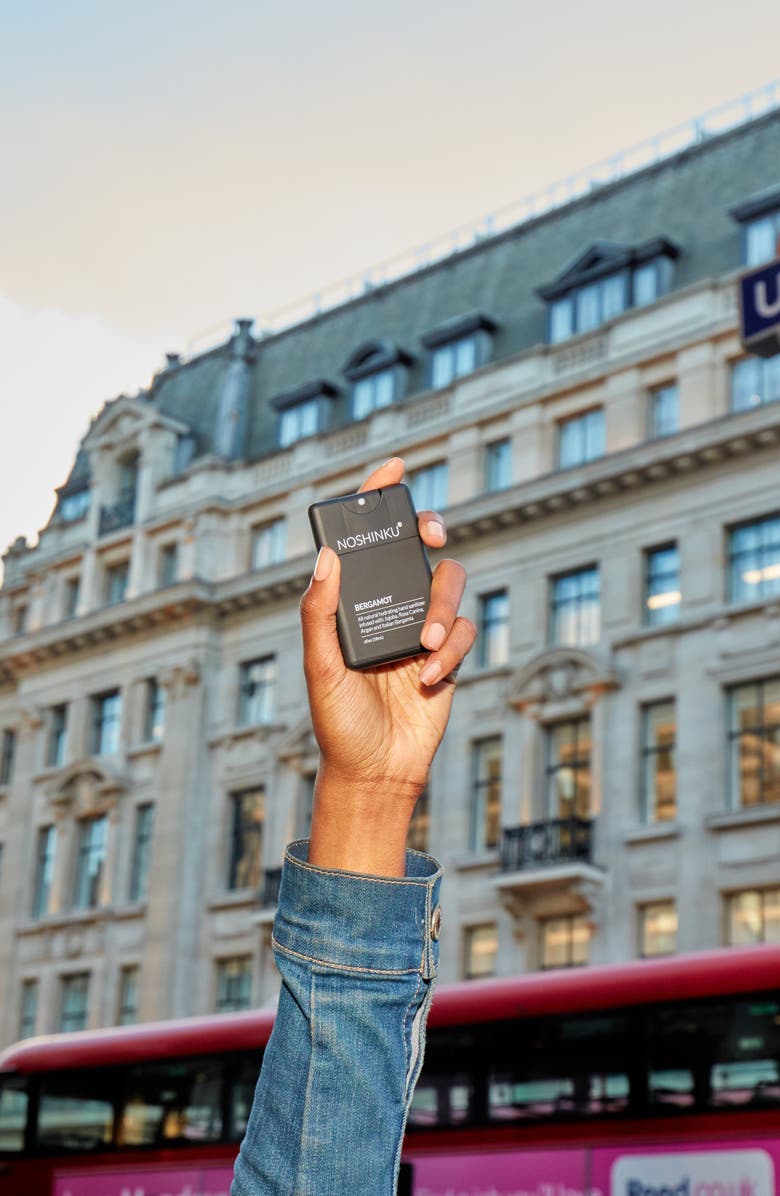 NOSHINKU Refillable Rejuvenating Travel Size Hand Sanitizer, Alternate, color, Bergamot