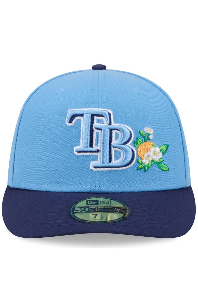 Men's New Era  Light Blue/Navy Tampa Bay Rays 2026 Spring Training 59FIFTY Fitted Hat, Alternate, color, Light Blue
