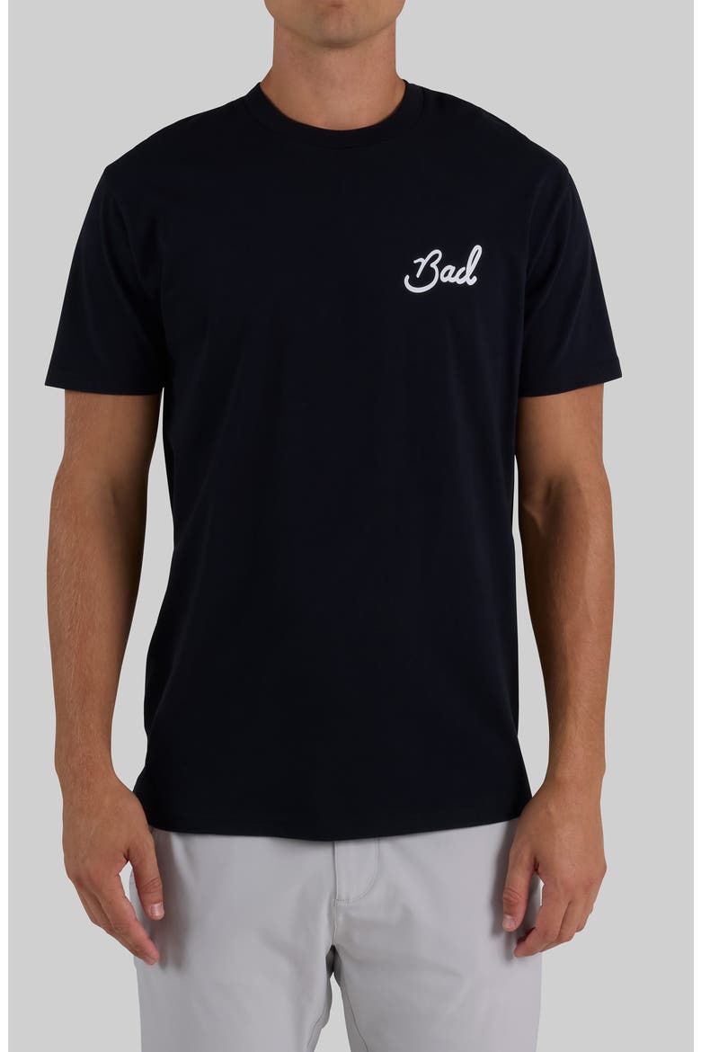 Birdie Cotton Graphic T-Shirt, Main, color, BLACK