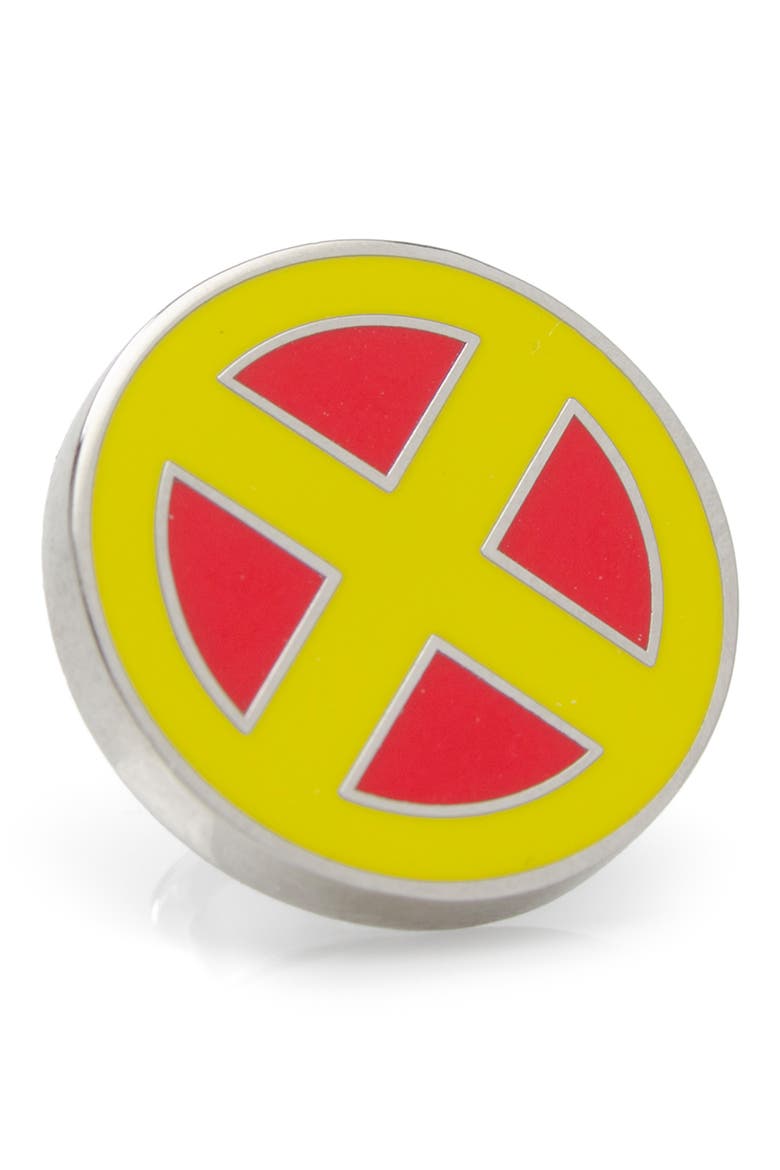 X-Men Lapel Pin, Main, color, YELLOW