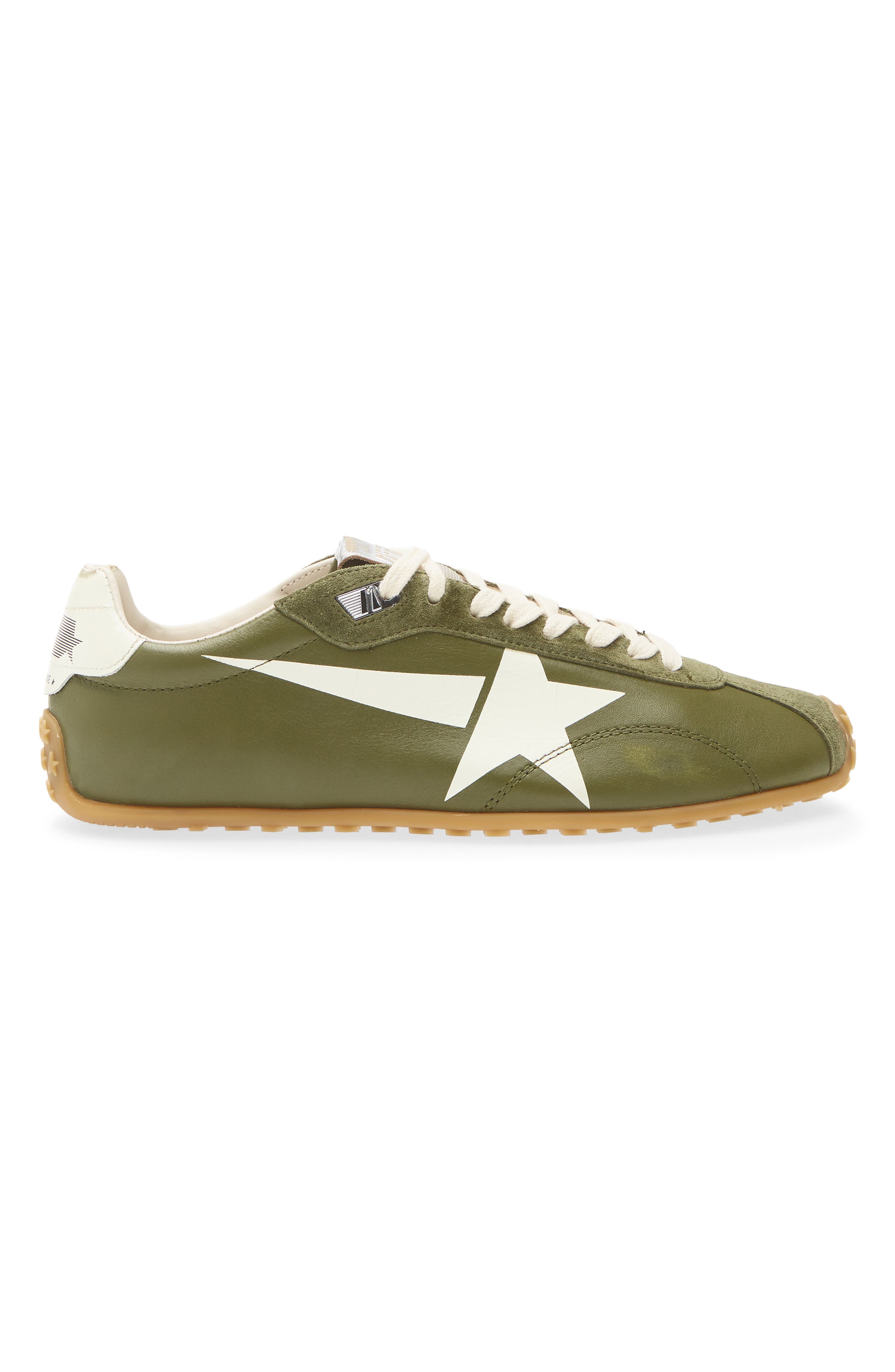 Marathon Speed Sneaker, Alternate, color, OLIVE/ MILK