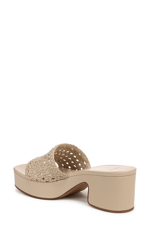 Vince Margo Crochet Leather Platform Sandals In Sand