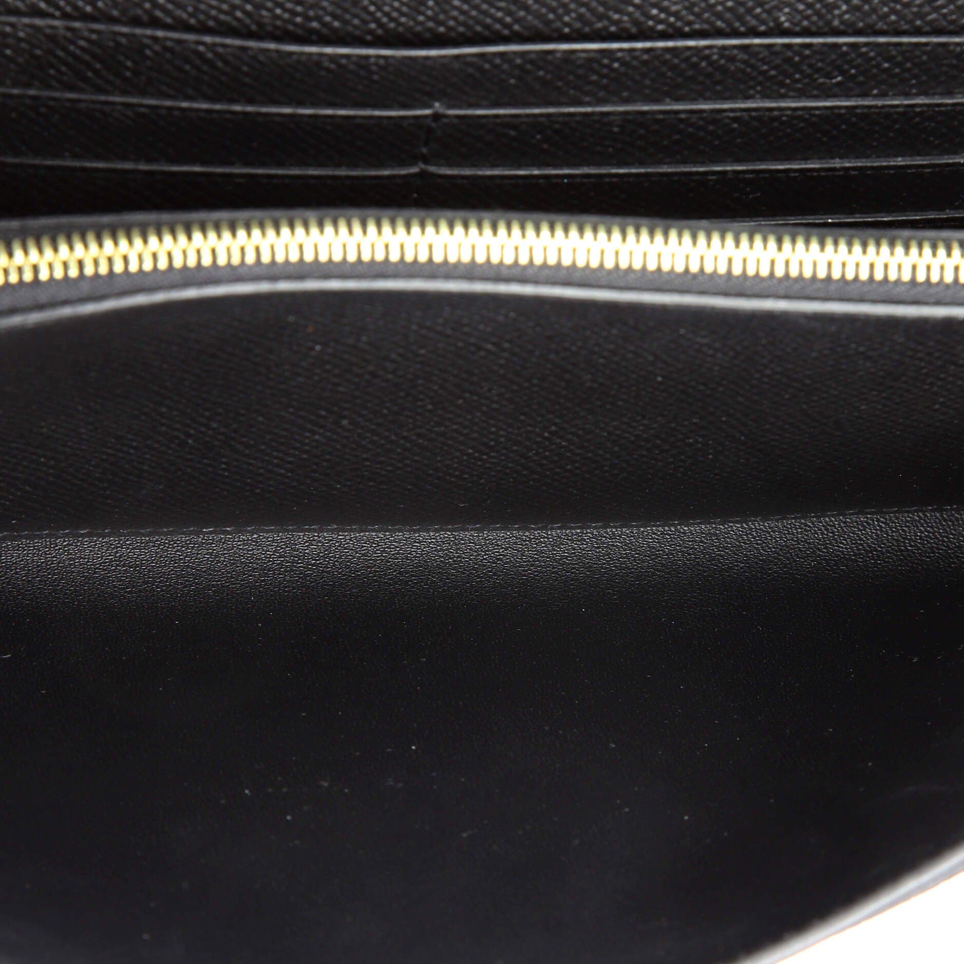 Pre-Owned Hermes Constance To Go Wallet Epsom, Alternate, color, Noir