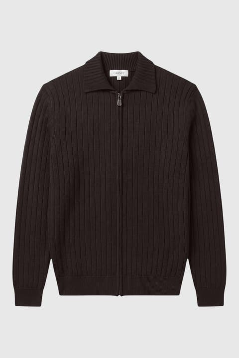 Men's Regular-fit Half-zip Sweater