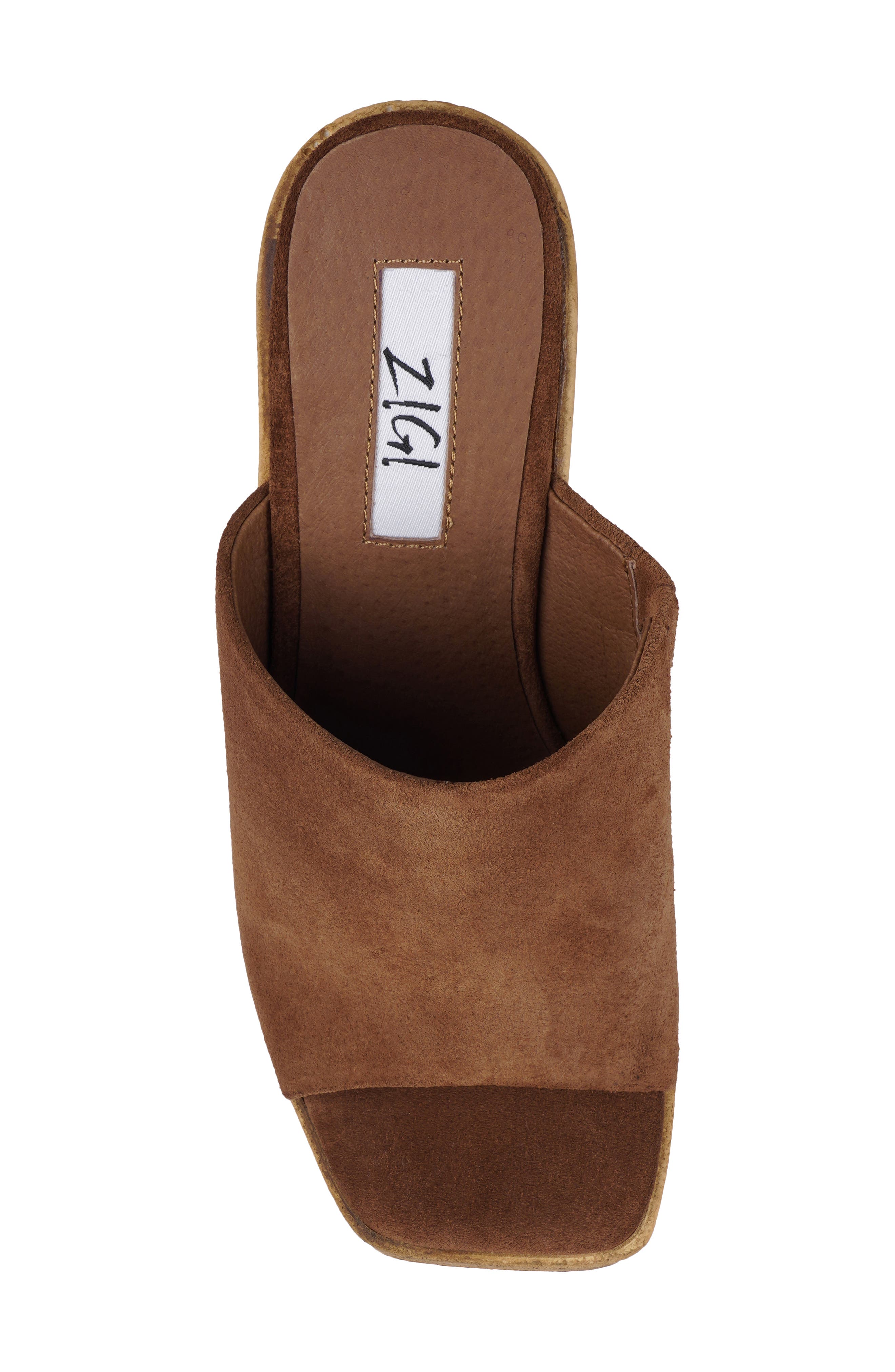 Zhamira Platform Wedge Sandal, Alternate, color, COGNAC SUEDE
