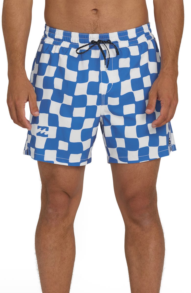 Billabong Lineup Layback Swim Trunks, Main, color, Deep Ocean