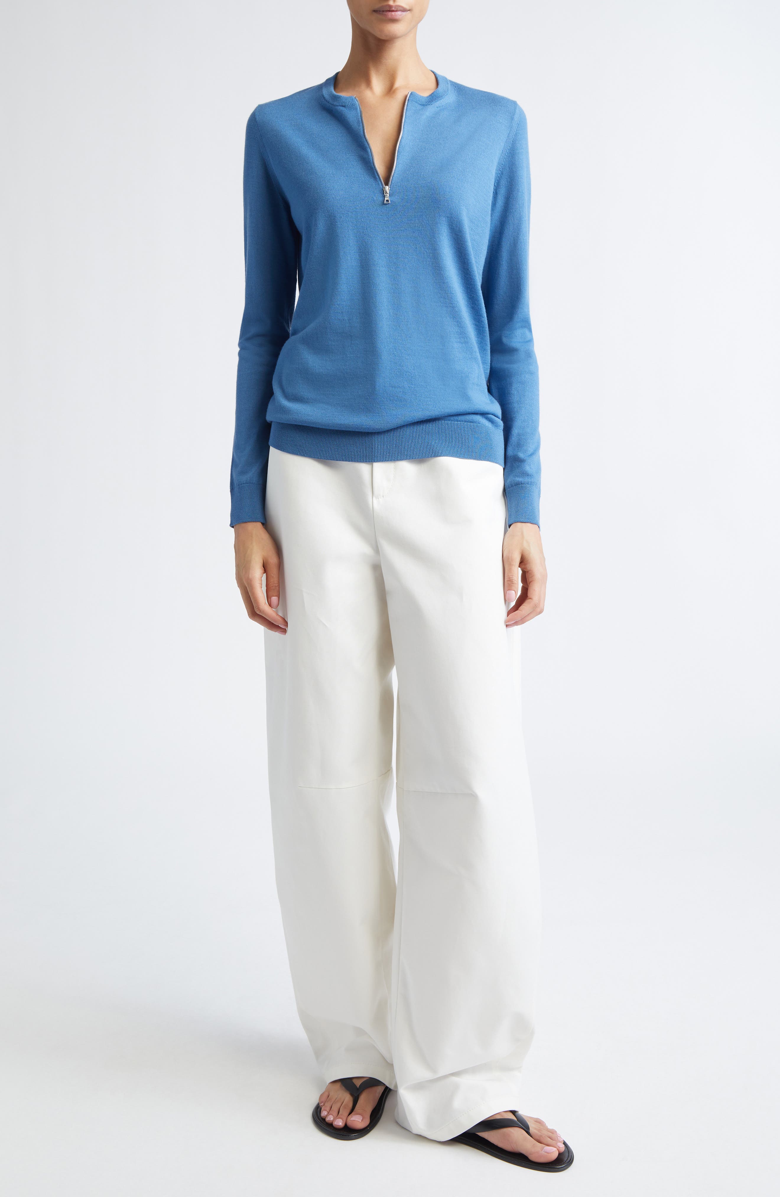 Mallory Half Zip Sweater - image 4
