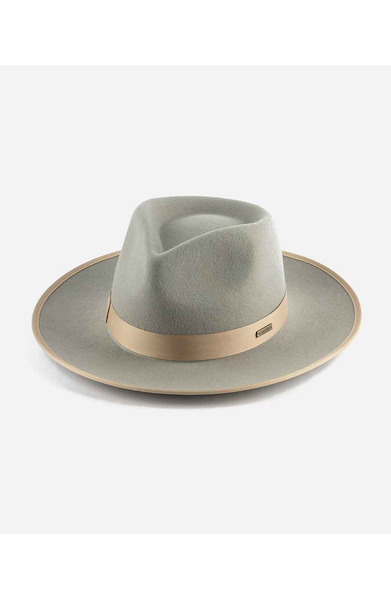 Gigi Pip Monroe Rancher Wool Fedora Hat, Alternate, color, Light Grey