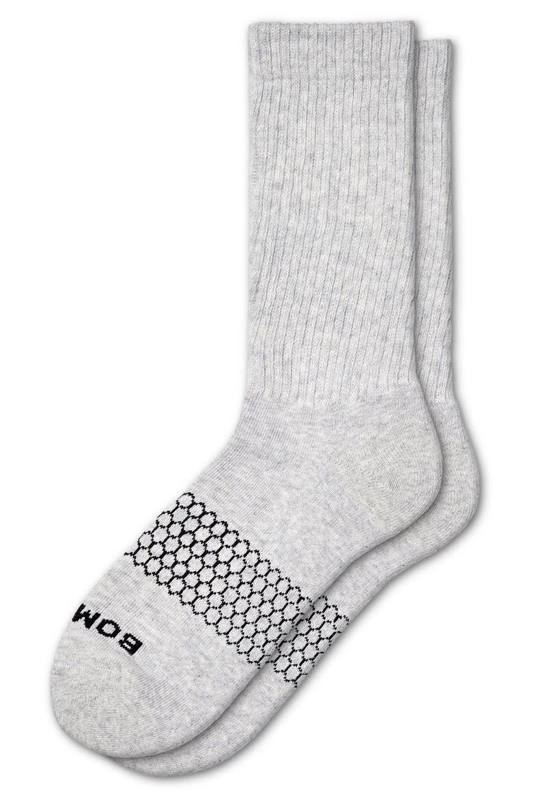 Solid Calf Socks, Alternate, color, GREY