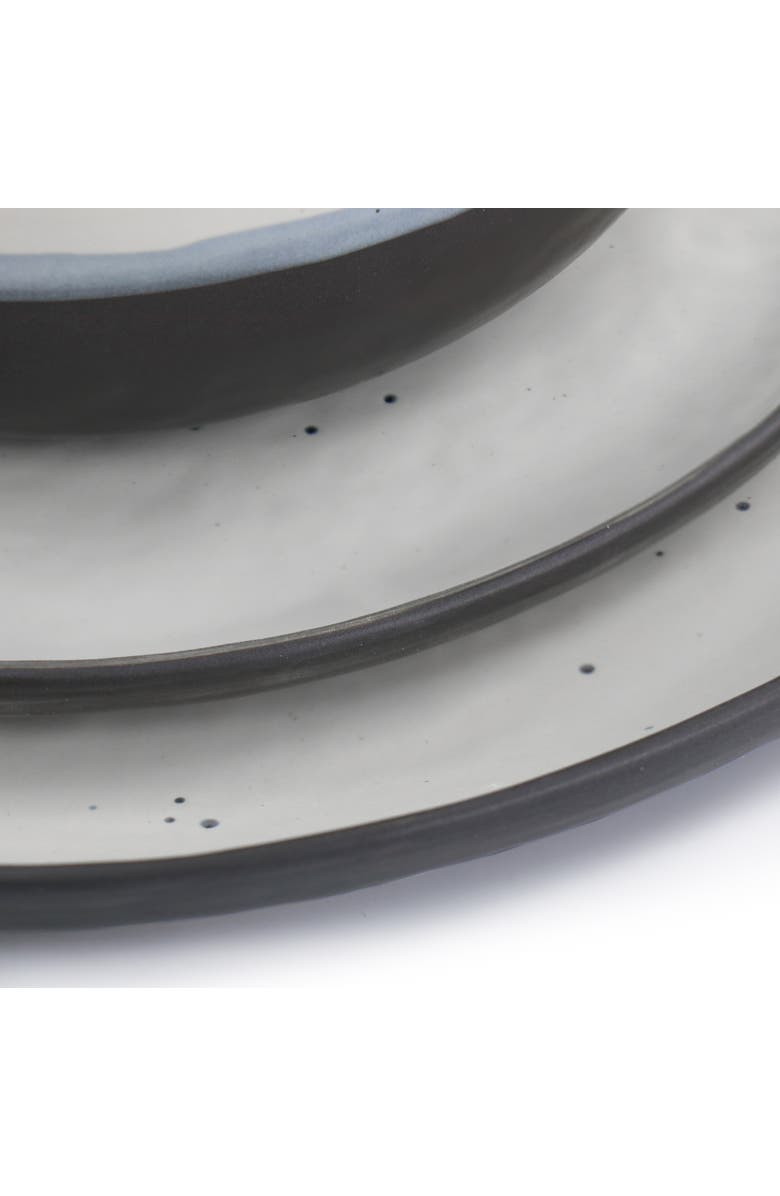 Gibson Elite Rhinebeck 16 Piece Round Stoneware Dinnerware Set, Alternate, color, White