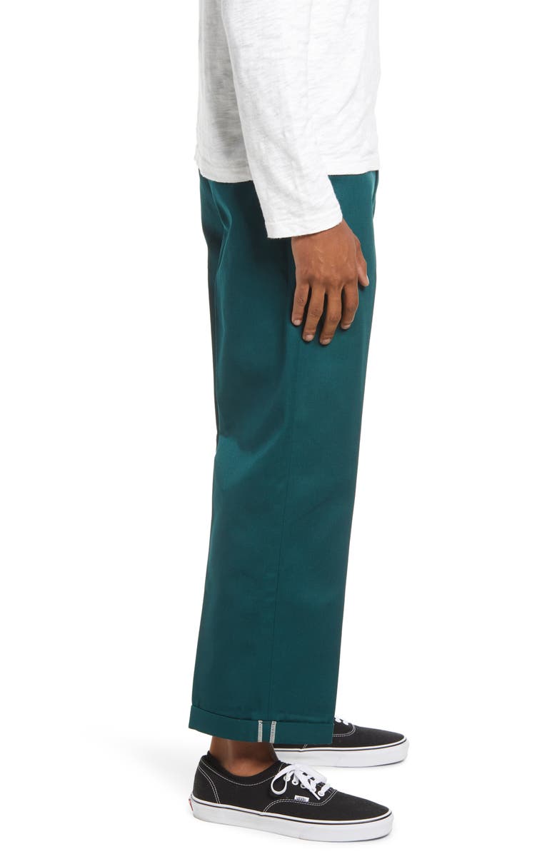 Dickies Men's R2R Regular Fit Cuffed Twill Pants, Alternate, color,