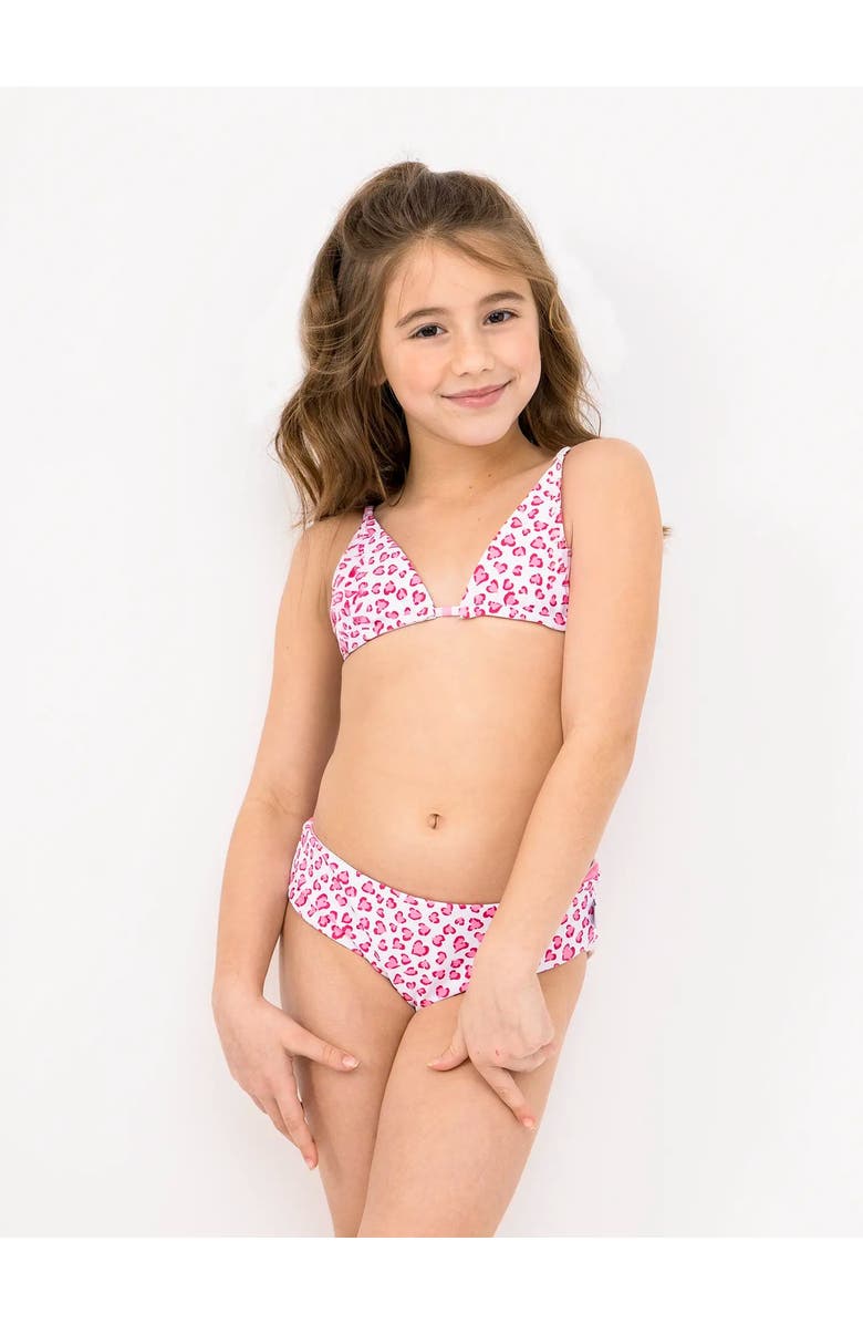 Limeapple Reversible Printed Bikini, Main, color, Pink