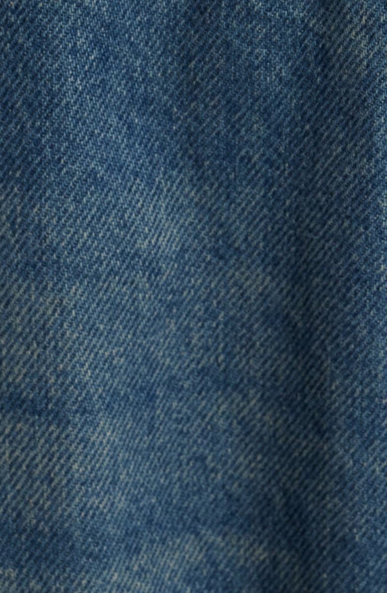 Free People Patchwork Denim Overalls, Alternate, color,