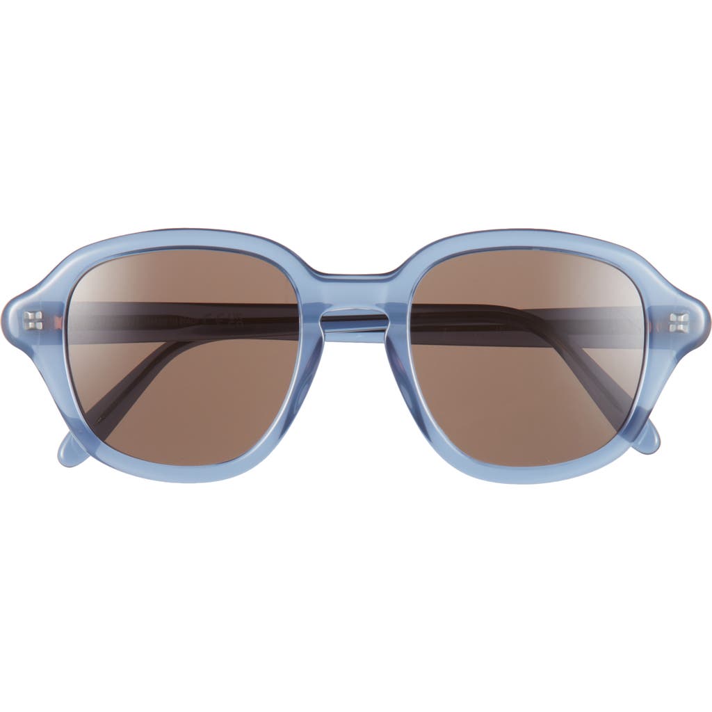 Loewe Slim Round Sunglasses In Blue