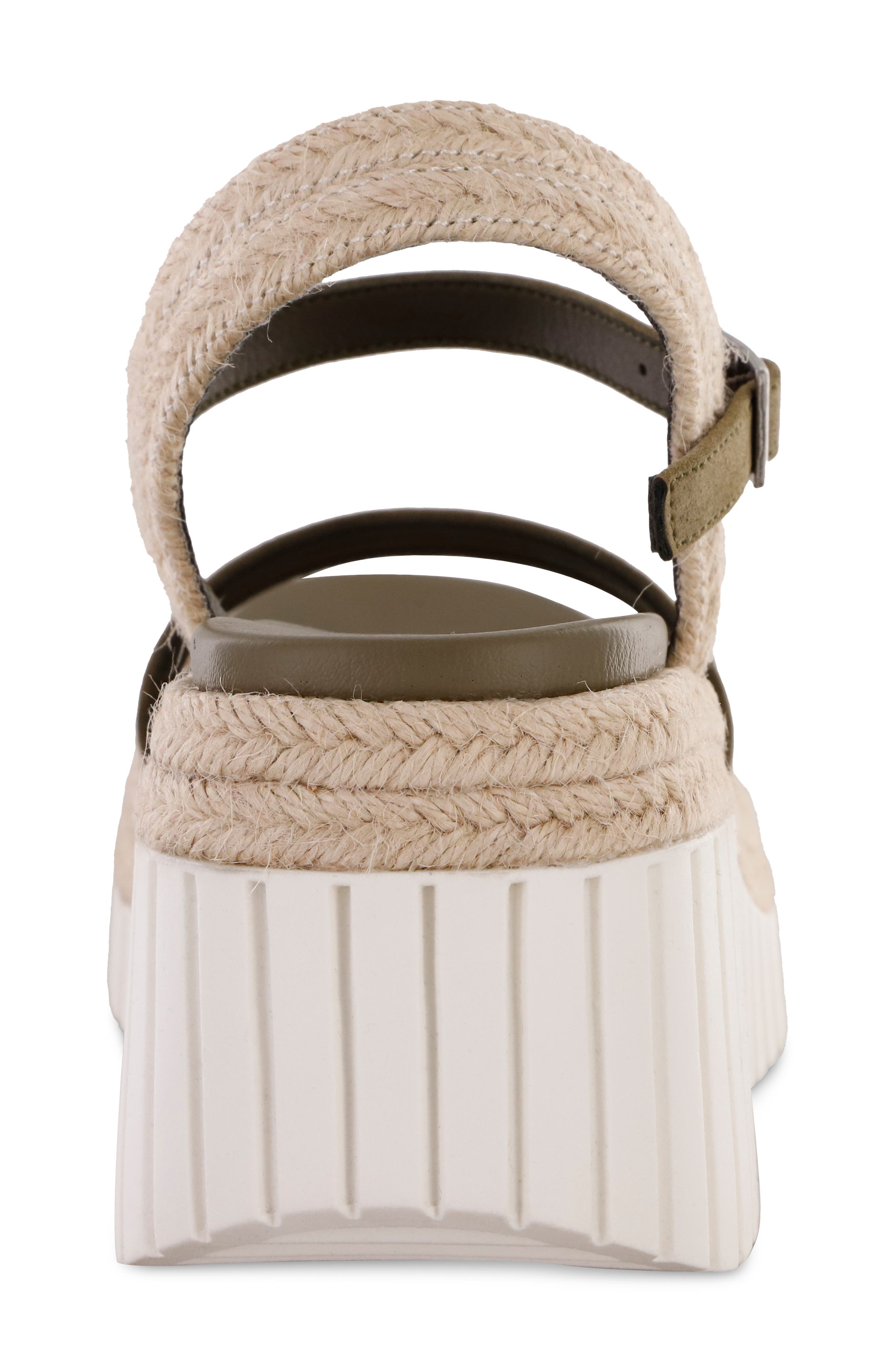 Zalia Wedge Platform Sandal, Alternate, color, KHAKI