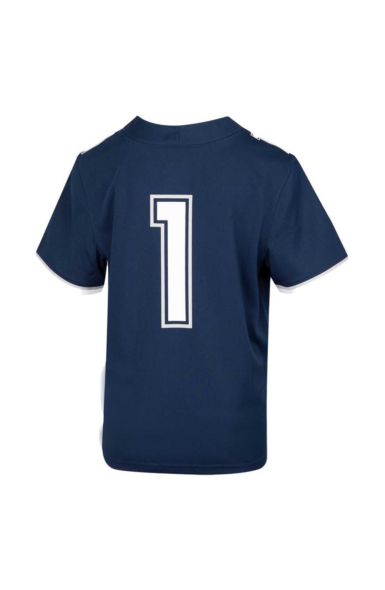 Nike Youth Nike #1 Navy UConn Huskies 1st Armored Division Old Ironsides Untouchable Football Jersey, Alternate, color, Navy