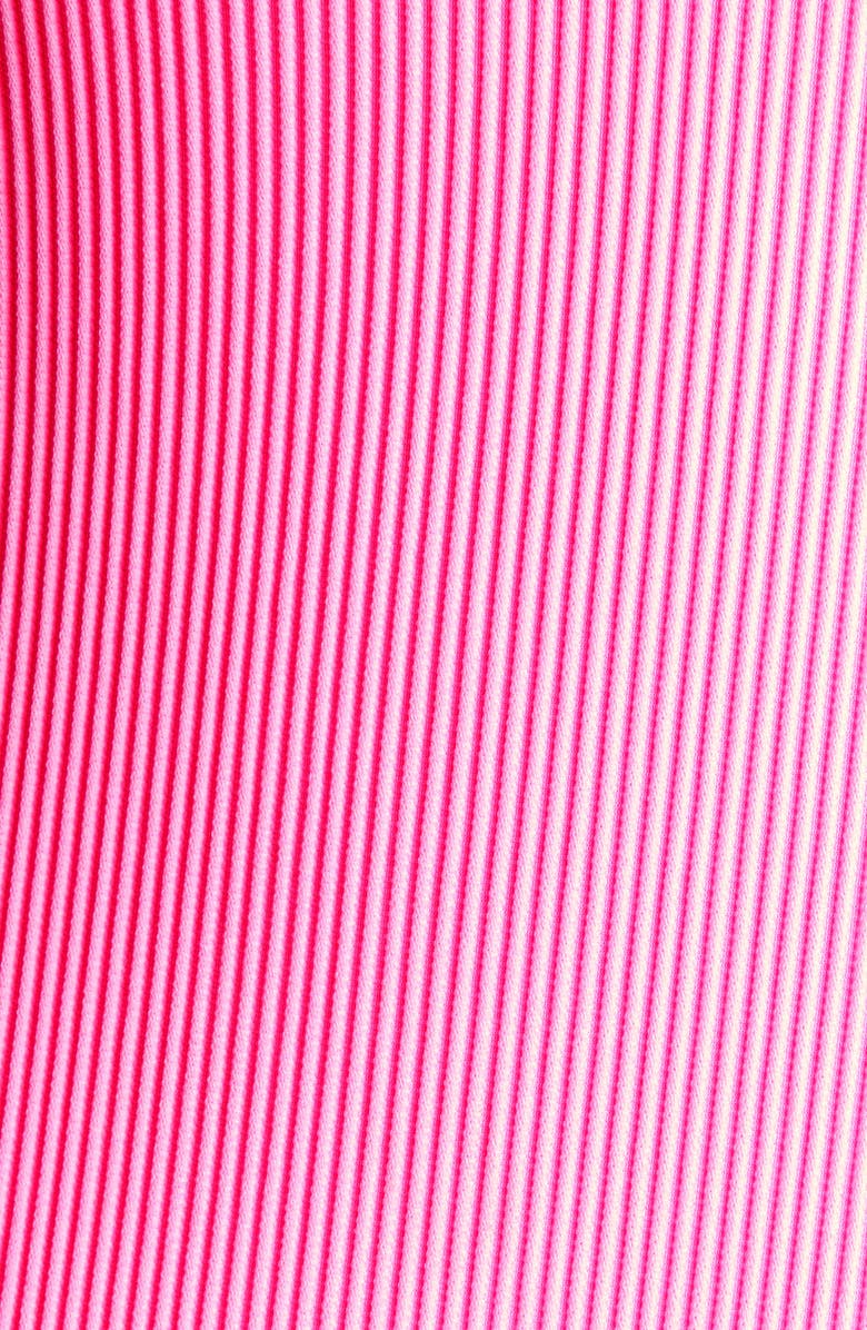 Kulani Kinis Plunge Cross Back One-Piece Swimsuit, Alternate, color, Taffy Pink