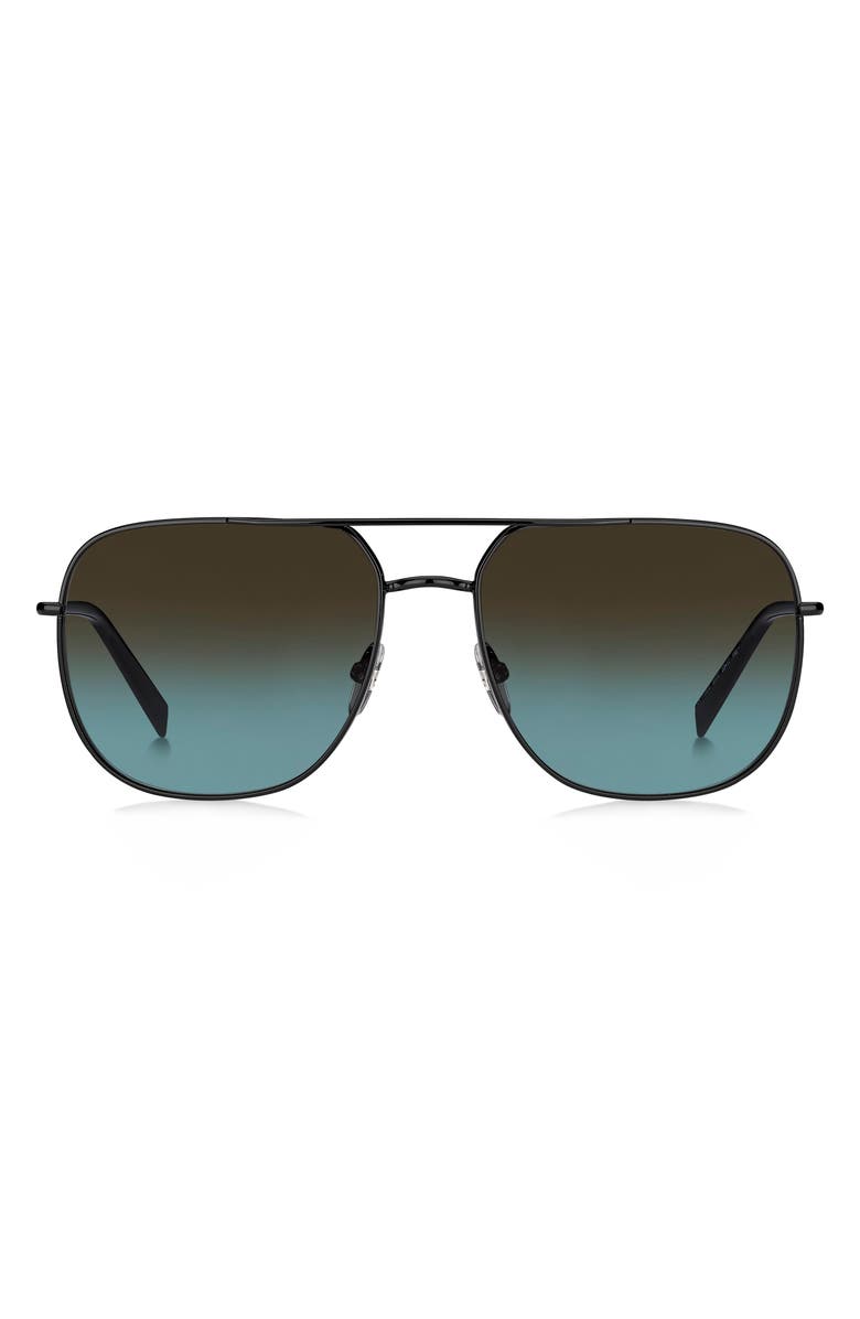 Givenchy 59mm Gradient Aviator Sunglasses | Nordstromrack display picture 1