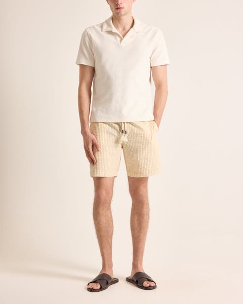 Sonoran Seersucker Relaxed Fit Seersucker Stripe Shorts