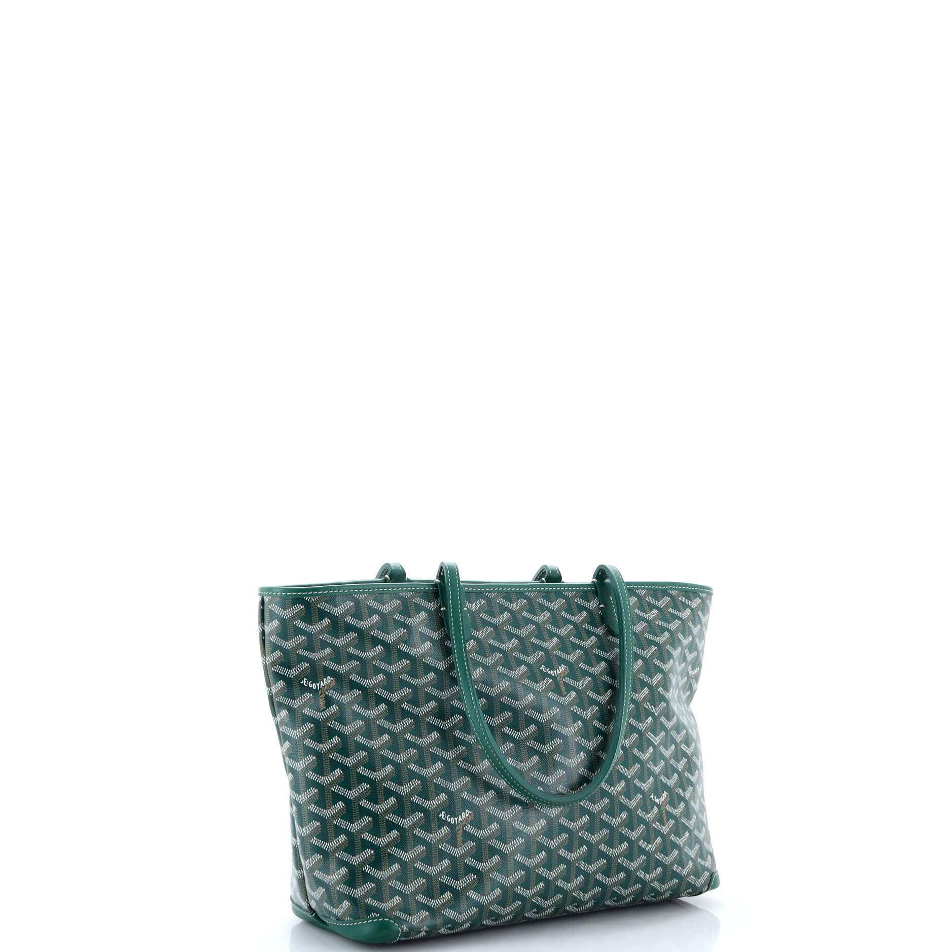 Pre-Owned Goyard Artois Tote Coated Canvas PM, Alternate, color, Green