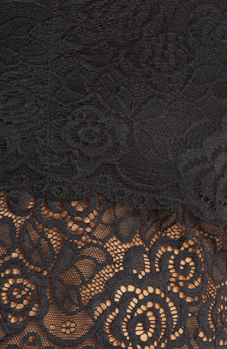 Free People Chase Me Lace Brami Crop Top, Alternate, color,