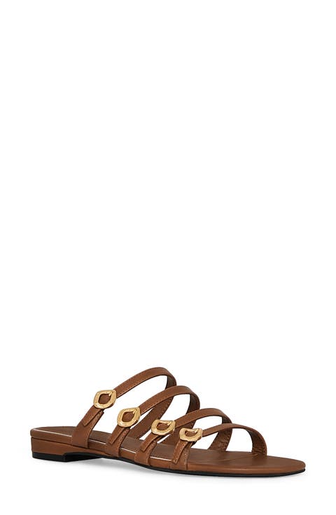 Buckle Slide Sandal (Women)