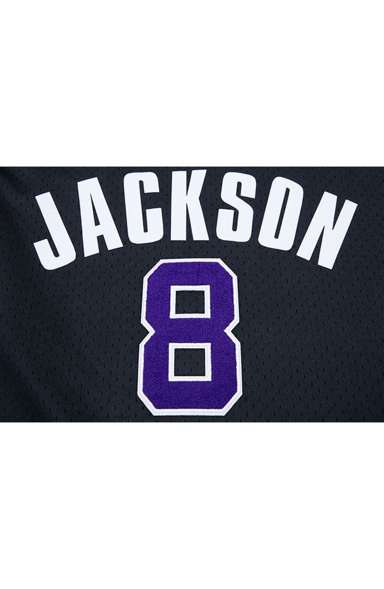 PRO STANDARD Men's Pro Standard Lamar Jackson Black Baltimore Ravens Mesh Player Name & Number Top, Alternate, color,
