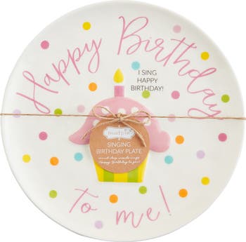 Singing Birthday Plate
