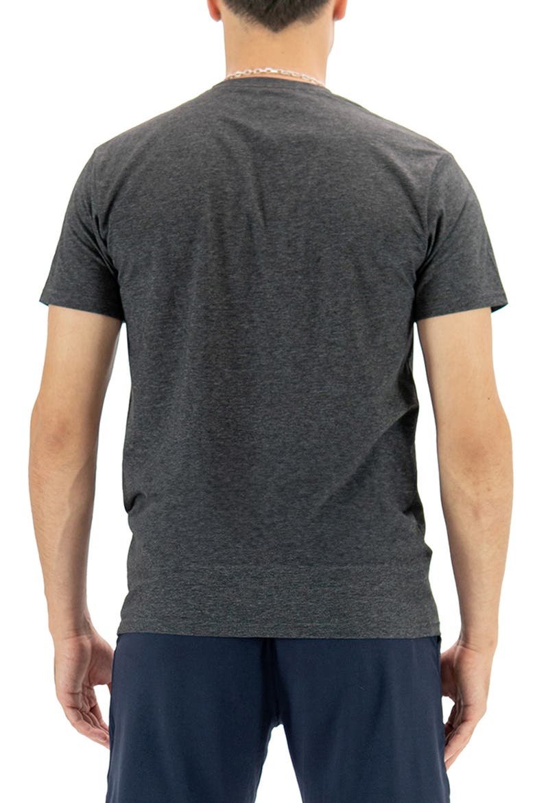 Roberts Short Sleeve Sleep Tee, Alternate, color, HEATHER BLACK