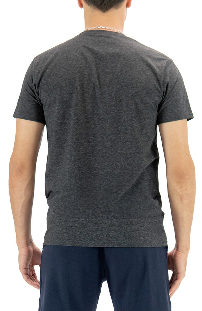 WARRIORS AND SCHOLARS Roberts Short Sleeve Sleep Tee, Alternate, color, Heather Black