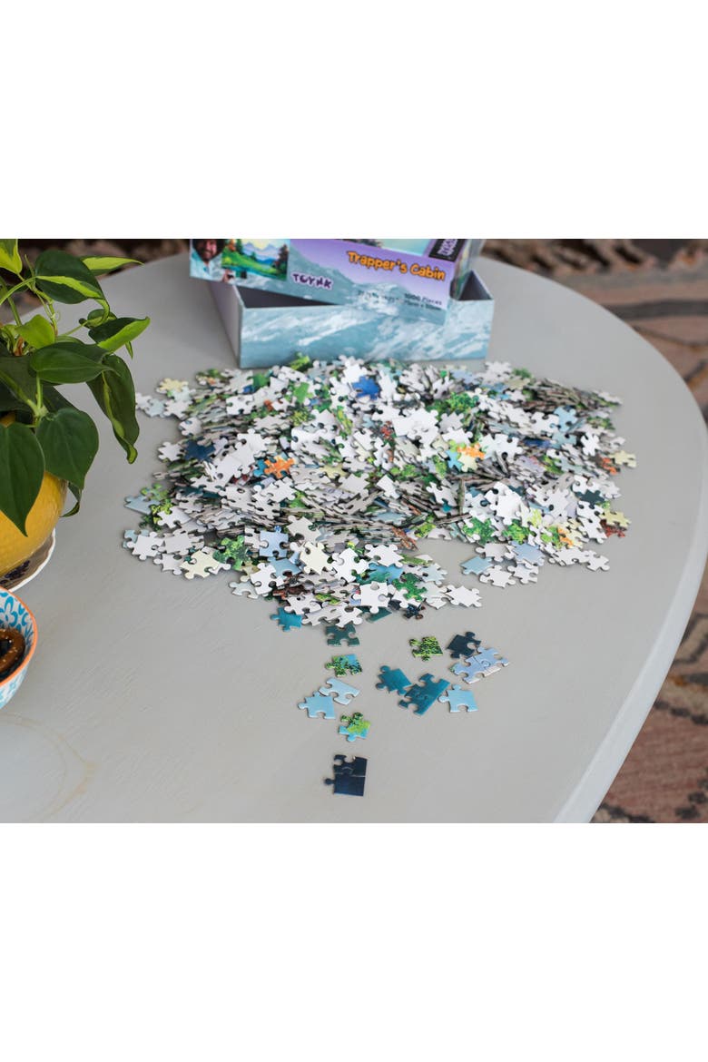 Trapper's Cabin Nature Puzzle | 1000 Piece Jigsaw Puzzle, Alternate, color, Multi-Color