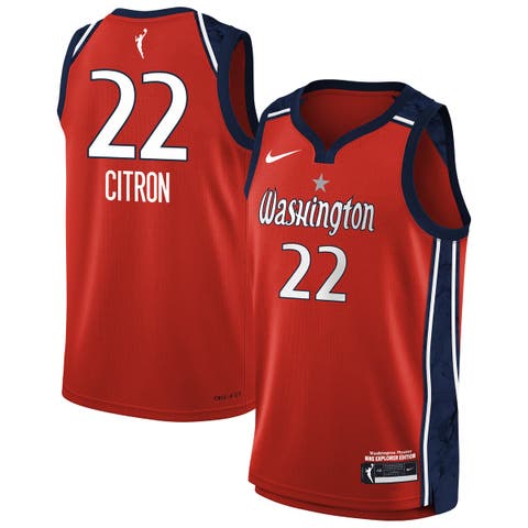 Youth Nike Sonia Citron Red Washington Mystics Explorer Edition Jersey