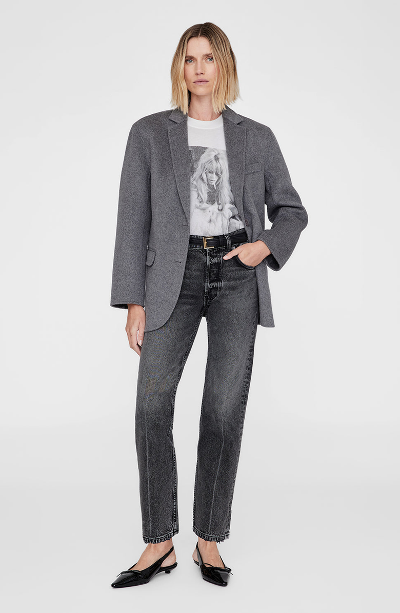 ANINE BING Lili Brigitte Bardot Tee, Alternate, color, 