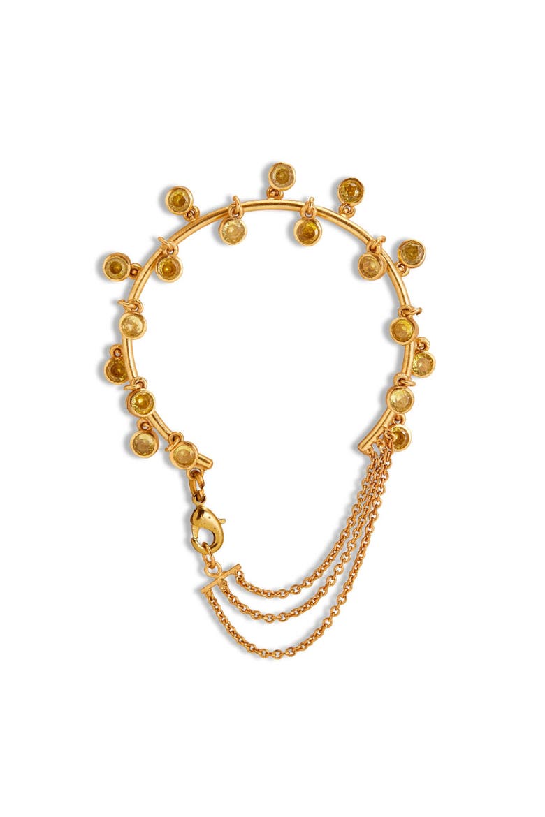 KANDI MINI BRACELET, Main, color, Gold Plated