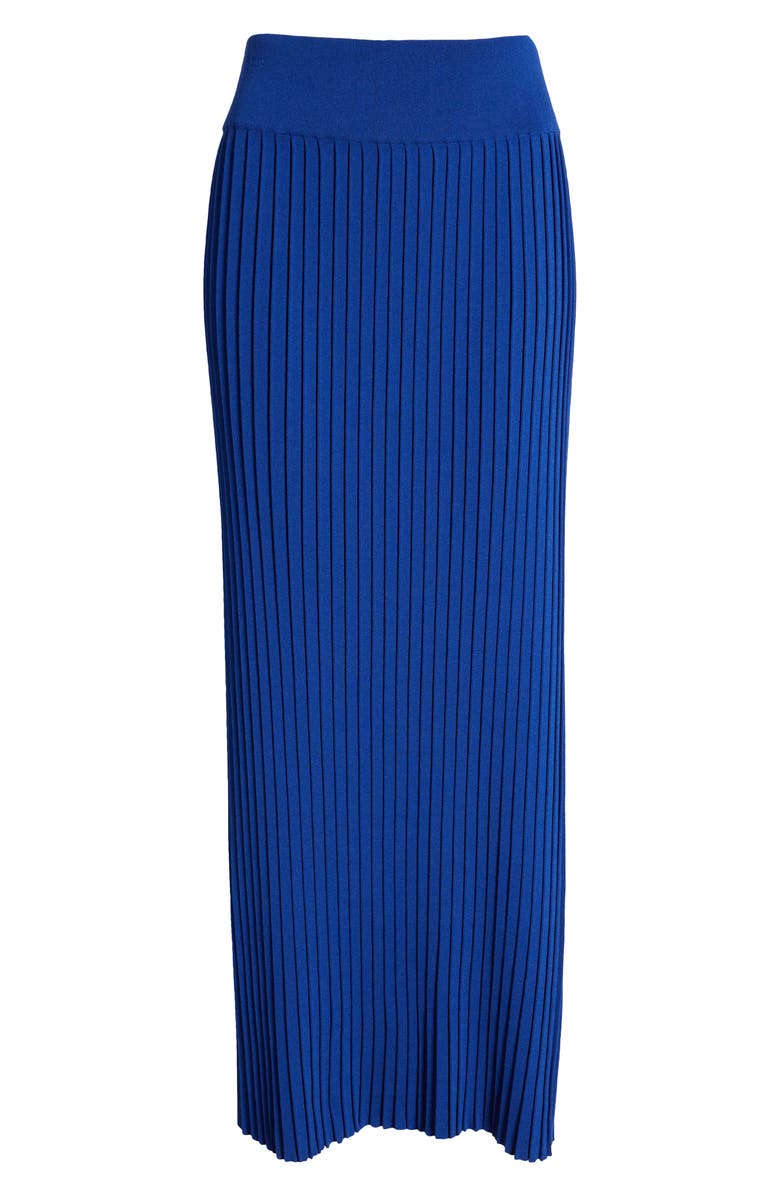 Misook Ribbed Midi Skirt, Alternate, color, 
