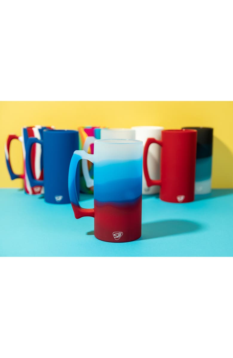Silipint 28oz Silicone Beer Stein, Alternate, color, Multicolored