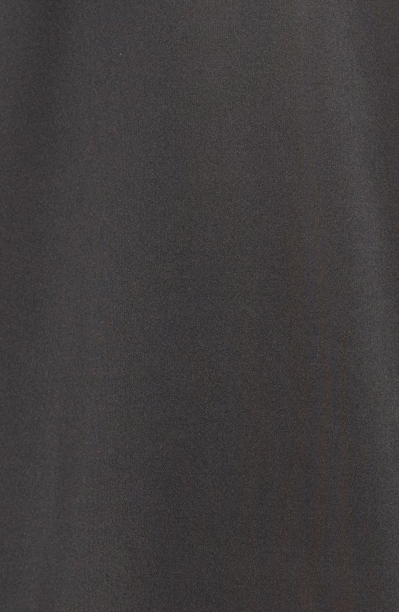 Natori Enchant Lace Trim Satin Chemise, Alternate, color, Black